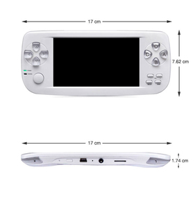 PAP-KIIIハンドヘルドゲームコンソール4.3インチスクリーンビデオゲームプレーヤー3000クラシックゲーム多機能ゲームで無料ダウンロード
