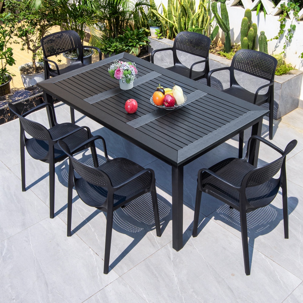 MZ-160 * 90cm table et 6 chaises