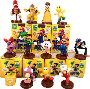 2023 New Mario Anime Figures Blind Box 13pcs Lot Luigi <strong>Toad</strong> Bowser Yoshi