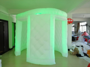 Olay parti için 2024 popüler fotoğraf kabini kabuk arka plan taşınabilir şişme 360 fotoğraf kabini fuar standı - Product Image 5
