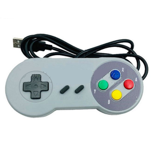 FYXゲームコンソールSNES SFC PCゲームパッドUSBスーパーエニチックシミュレーターPCレトロゲームパッド無料ドライブPS2ゲームパッド