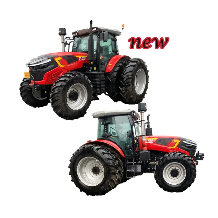 Grande trattore 220hp 4wd farm agricolo 4x4 tractores pequenos
