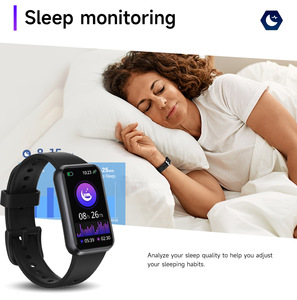 Son IP68 su geçirmez T54-B akıllı saat OLED 1.47 "Fitness Tracker nabız monitörü kan oksijen uyku BP uyarısı çalar saat - Product Image 6