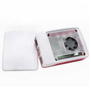 Original Raspberry Pi 5 5B 4GB/8GB Estuche de refrigeración rojo y blanco Raspberry Pi 5 Estuche protector de ventilador de refrigeración - Product Image 3