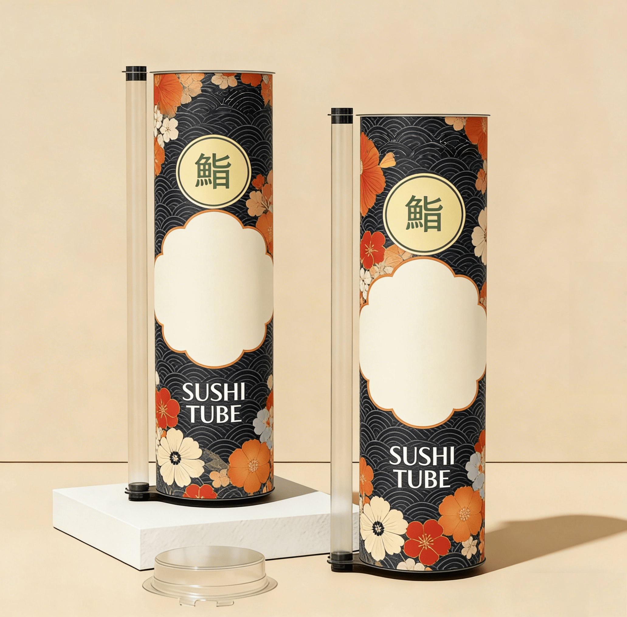 Boîte en papier pour sushi