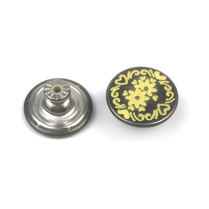 Botones personalizables para accesorios de ropa con remaches de aleación de zinc con diferentes diseños personalizados al por mayor - Product Image 4
