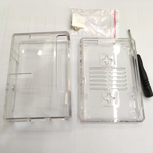 Caja de plástico transparente para Raspberry Pi B +, 2 modelos B y 3 modelos B