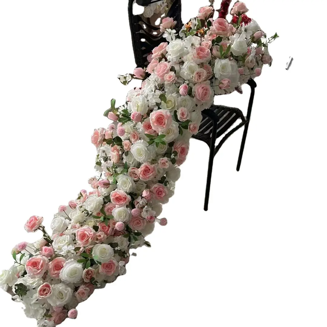 Vendita calda a buon mercato decorazione di nozze fiore artificiale appeso a parete fiore artificiale