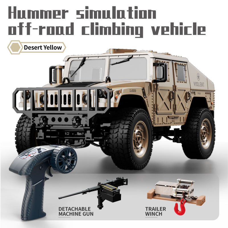 1pcs yellow+trailer winch+gun