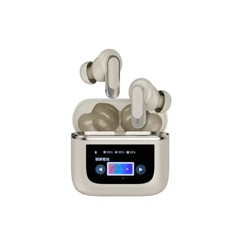 Mini Draagbare Tws Oordopjes Met Dubbele Microfoon Helder Bellen Bluetooth V5.3 Oortelefoon Met Bas Geluid Tws Oortelefoon Voor Thuis