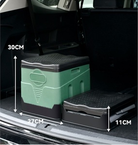 ポータブル折りたたみ式トイレ屋外キャンププラスチックボックス車収納ボックスシートトイレ大人用緊急自動運転トイレ