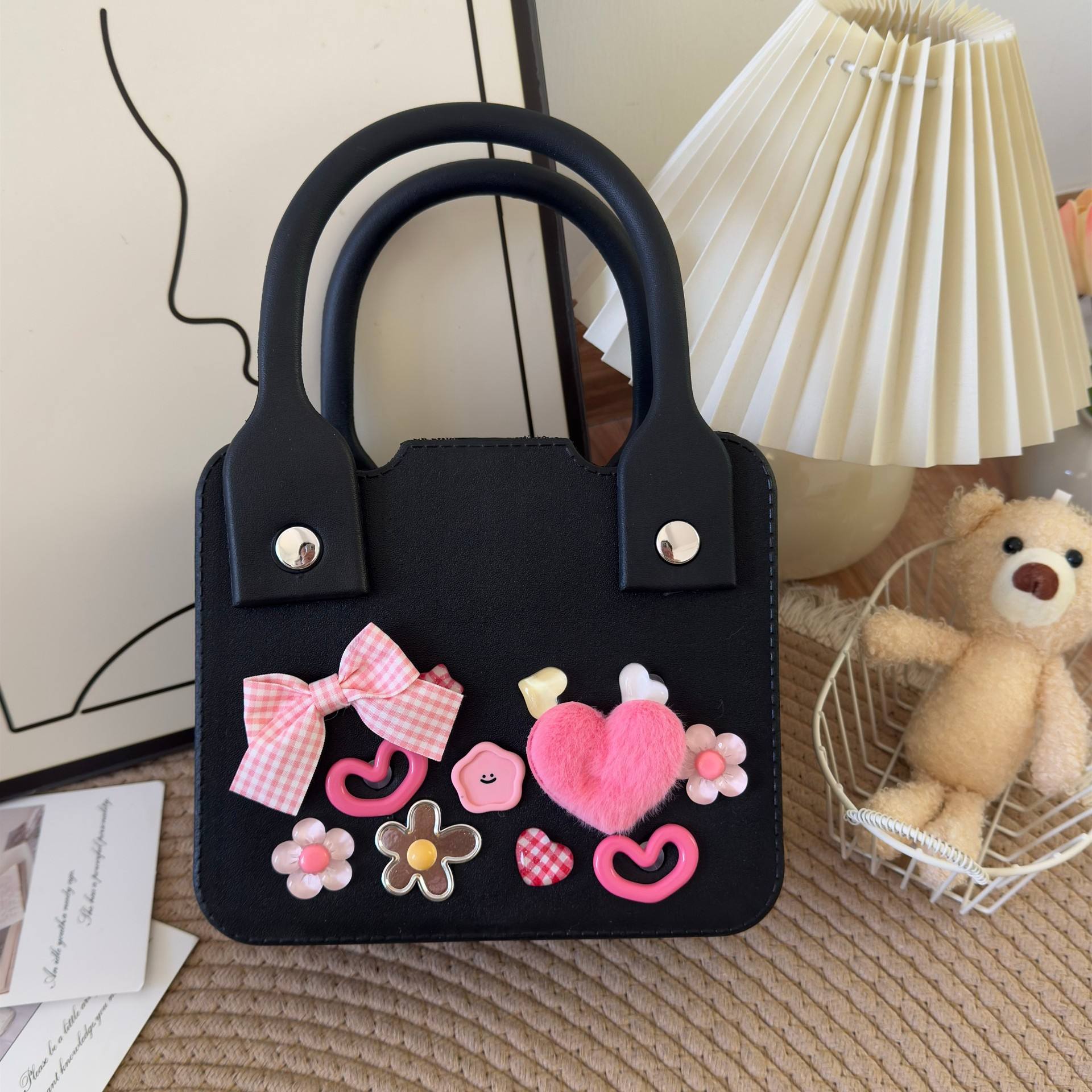 Coeur d'amour noir-k