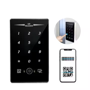 Escáner de código de barras 2D 125Khz ID EM RFID Lector de código QR con Wiegand RS232/485 UART para sistema de controlador de acceso de puerta TCP/IP