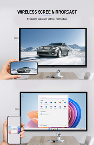 HOOMC Wireless 1080P 60Hz HDMI Transmisor 10M Accesorio de audio y video Adaptador de espejo fundido de pantalla con función Airplay - Product Image 3