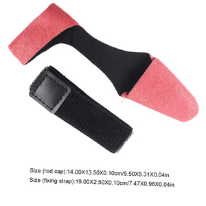 Reusable Fishing Rod Tie <strong>Tip</strong> Cover Customized Colourful Neoprene Rod Guard Cap