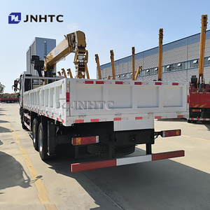 משאית מטען כבד f3000 6x4 עם מנוף 5טון כדי 50ton מזבלה משאית