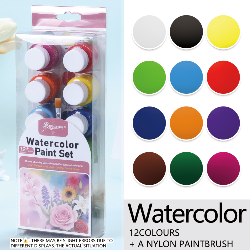 Conjunto de pintura de acuarela