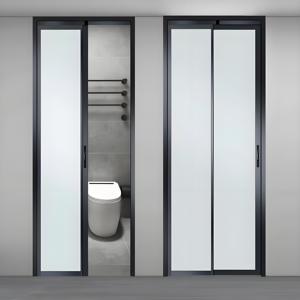 シンガポールデザインPDPTドアアルミインテリアトイレキッチン玄関倉庫内部スライド & スイングドア