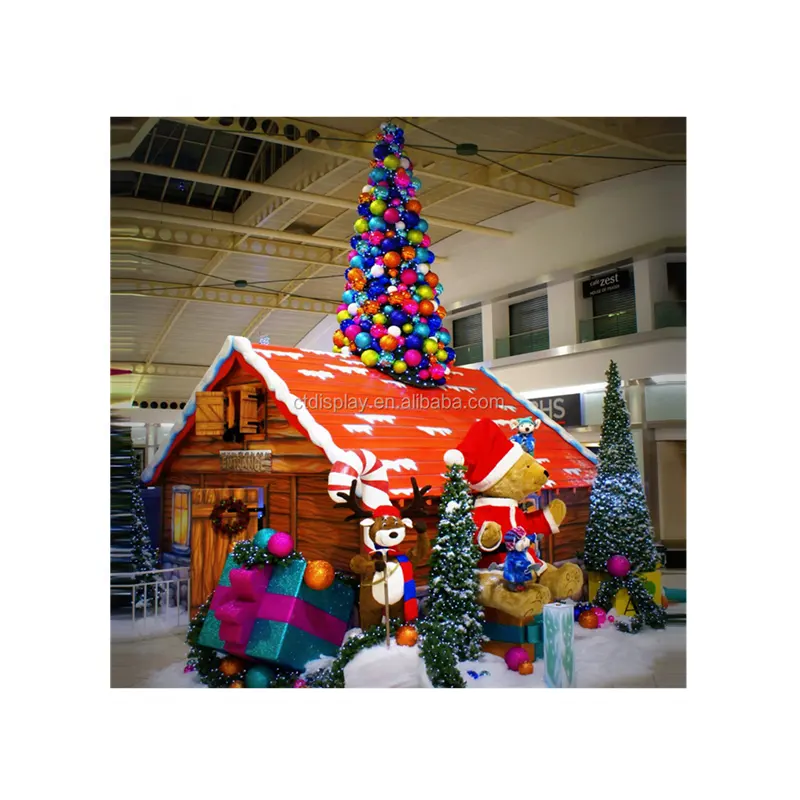 Shopping mall kommerziellen display riesen grotte weihnachten haus