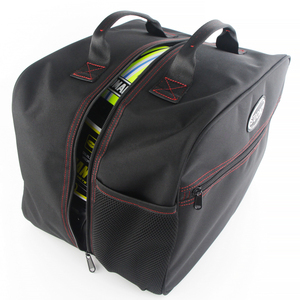 Suomy กระเป๋าหมวกกันน็อคสำหรับขี่มอเตอร์ไซค์, กระเป๋าทรงสั้นสีดำมีซิปกระเป๋าเก็บของได้สะดวก - Product Image 5