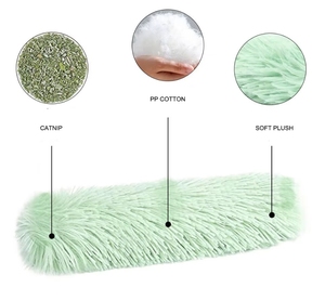 Cleaning Teeth Self-Entertainment Containing <strong>Catnip</strong> Long Haired Plush Pillows Pet Toys to Unleash <strong>Cats</strong>' Nature