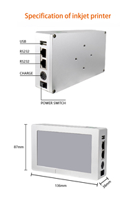 Для Docod OEM/ODM T180E онлайн термальный струйный принтер зашифрованная версия с 1 Ricoh печатающей головкой, Кодирование даты, печать штрих-кодов, Mach - Product Image 4
