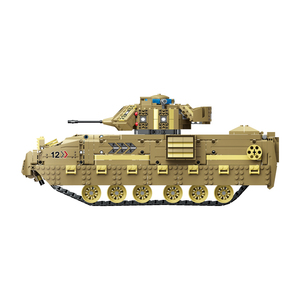 Kök oyuncaklar uzaktan kumanda yapı setleri 8-12 yaşında RC mühendislik kiti oluşturur paletli araba/M2A2 tankı 2.4Ghz 1762 adet - Product Image 3