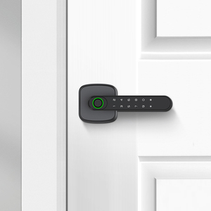 <strong>Poland</strong> Smart Door Lock Fingerprint Keyless Digital Smart Door Lock Black with Handle Deadbolt APP Password Home Hotel - Product Image 2