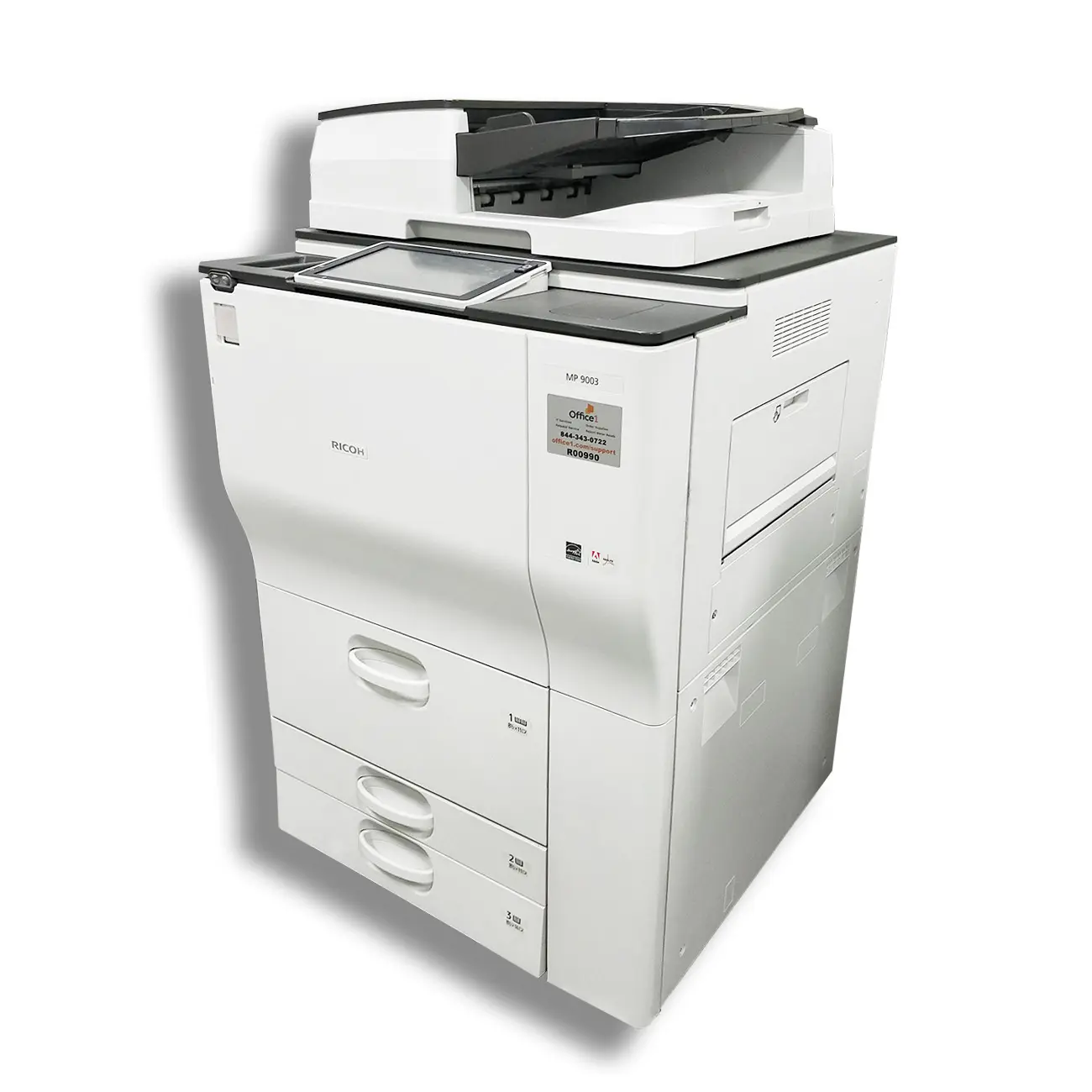 En kaliteli yenilenmiş Ricoh MP BW fotokopi makinesi için Ricoh fotokopi Mp9003