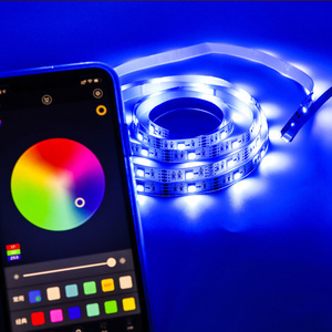 USB 5 м Светодиодная лента RGB инфракрасный ПВХ контроллер приложения для ТВ компьютера подсветка светящийся Декор пульт дистанционного управления гостиной - Product Image 1