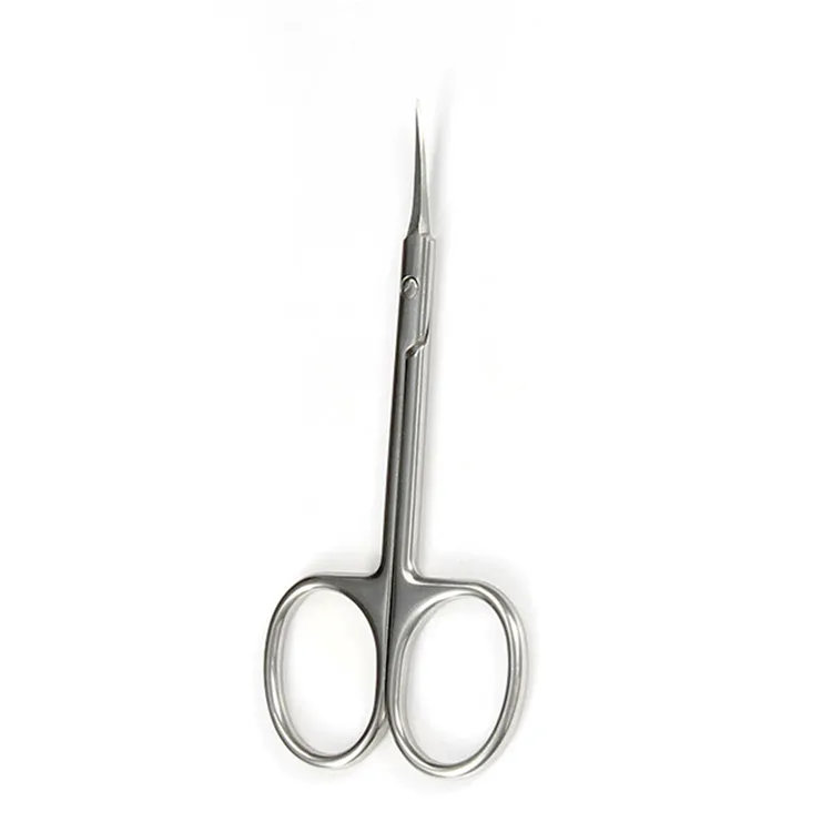 Wholesale high quality nail scissors cuticle scissors curved sharp stainless steel