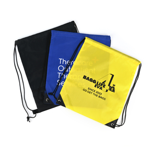 Logotipo personalizado Sublimación Bolsa promocional con cordón Reutilizable No tejido Tienda y mercado Mochila Dibujar bolsas de cuerda - Product Image 5