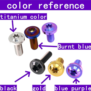 Wangyi Tùy Chỉnh Gr5 M8 Titan Bu Lông Setm6 M5 M10 Baut Titan Hình Lục Giác Torx Mặt Bích Đầu Vít Cho Xe Máy Xe Đạp - Product Image 3