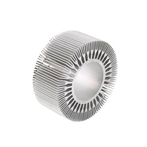 Custom Al 6063 Extruded Peltier <strong>1m</strong> Anodized Led Heat Sink Cnc Milling Part <strong>Heatsink</strong> Aluminum Extruded for Led Cooling System - Product Image 4