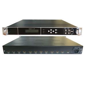12CH HDMI to IP Encoder 1G IP + 2 ASI Output | 4 mpt/SPTS Streaming Encoder All-in-One per Hotel/ospedale/sistema TV digitale - Product Image 1