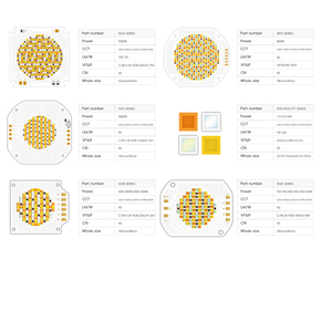 Chip <span class=keywords><strong>Led</strong></span> Cob Tích Hợp Cri Cao 100 K 300 K Rgbw 7W 9W 15W 20W 30W 50W 500W 1000W 220 W 3000 W 36V 6000 V Ac Dc - Product Image 6