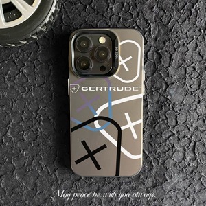 Renkli tasarımcı telefon kılıfı Coque Gertrude iPhone Xr Xs 12 13 Mini 11 14 15 16 Pro Max Cp durumda kabuk