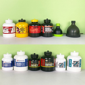 100ml/30g 150ml/45g 200ml/60g Portable Porte-clés Protéine de Lactosérum <span class=keywords><strong>BCAA</strong></span> Poudre Conteneur Bouteille pour Muscle Préentraînement - Product Image 3