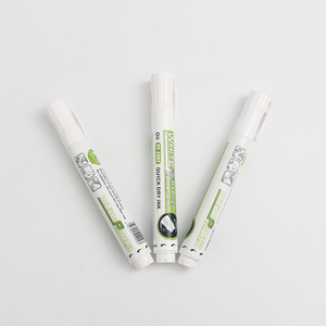 Keas White Pen Tube <strong>Marker</strong> Manufacturer <strong>Chisel</strong> <strong>Nib</strong> Permanent Fiber Tip Permanent White Fabric <strong>Marker</strong> Pen - Product Image 6
