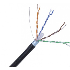 Zhiyuan UTP Ftp Cat6 Cat 6 cáp ngoài trời UTP cat6A mạng cat6e cáp PVC PE áo khoác - Product Image 1