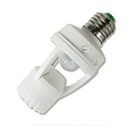 LED誘導スイッチランプE26ネジ誘導ランプホルダー赤外線人体誘導ランプヘッド工場直接供給