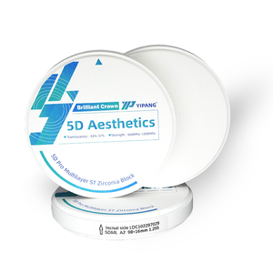 A2 Màu Zirconium trống Sứ chất liệu nha khoa phòng thí nghiệm lớn Vinh Quang Cercon Multilayer Zirconia khối - Product Image 2