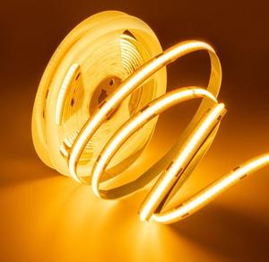 High quality 3mm 4mm 5mm 400LEDs/M Cri 90 no point free cut self adhesive 5v 12v 24v Flexible Dimmable Cob <strong>Led</strong> strip Lumine RGBW - Product Image 6