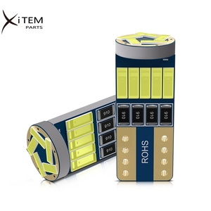 Canbus Led T10 ampul WY5W 194 168 15SMD 4014 iç okuma kapı gövde Dome sinyal lambası park plaka araba işık