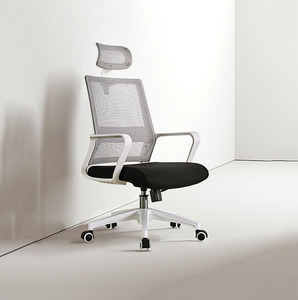 Chairs can <strong>be</strong> customized in color office work mesh <strong>Swivel</strong> chair with headrest - Product Image 1