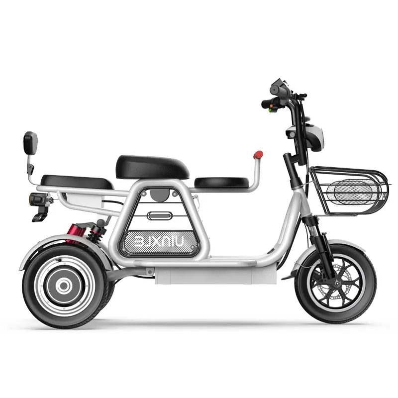 500W 48V üç tekerlekli bisiklet 3 tekerlekli elektrikli Trikes, elektrikli üç tekerlekli motosiklet