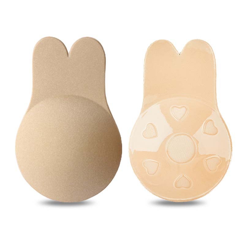 Rabbit ears round skin color nude