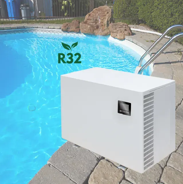 Le chauffe-piscine inverter R32 convient aux pompes à chaleur wifi pour piscine