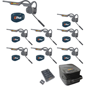 EP8LZ Smart <strong>Video</strong> Doorbell 8x User <strong>Intercom</strong> <strong>System</strong> with Lazer Pro Bone Conduction Headphones Metal <strong>TCP</strong> Network - Product Image 1