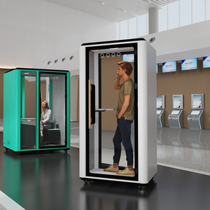 Isolierte Konferenz Sound Room Silent Konferenz box Working Pod Akustische Silent Cabin 1 Person Telefon Büro kabine